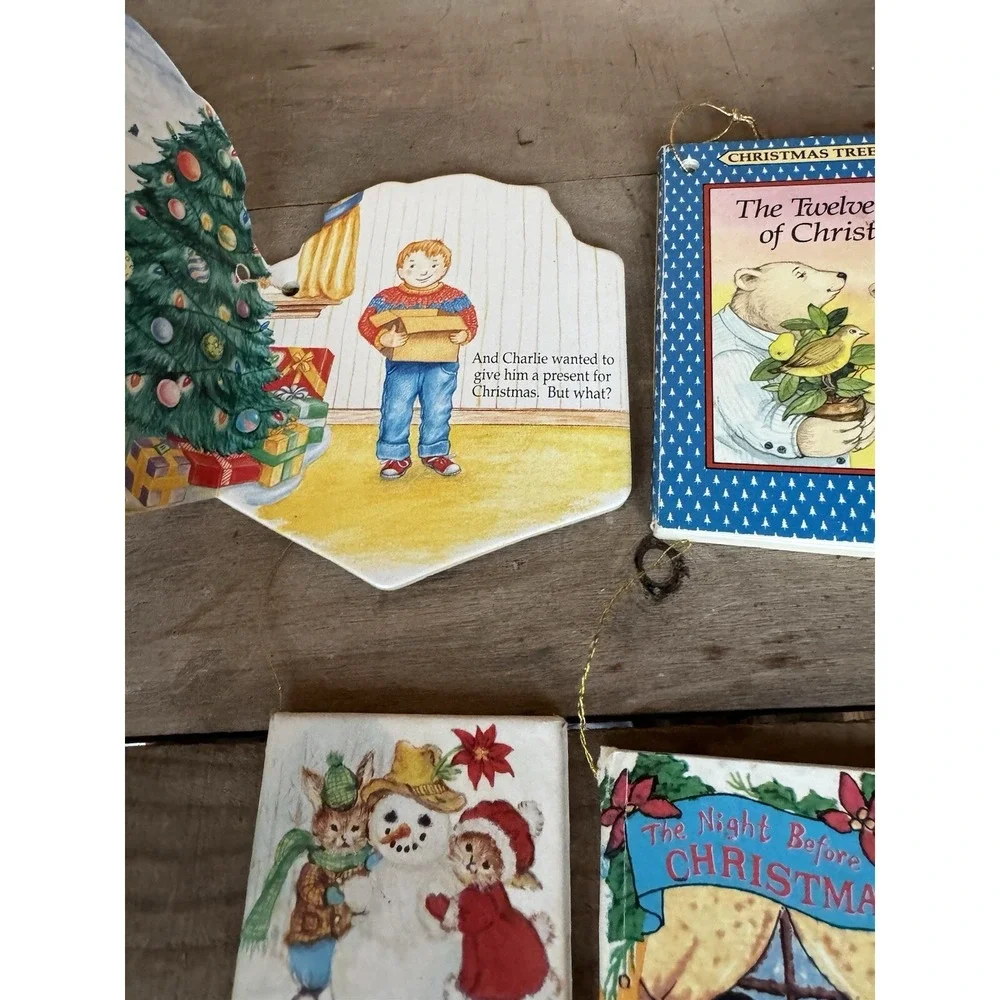 Vintage Children's Christmas‎ Books Christmas Tree Ornaments